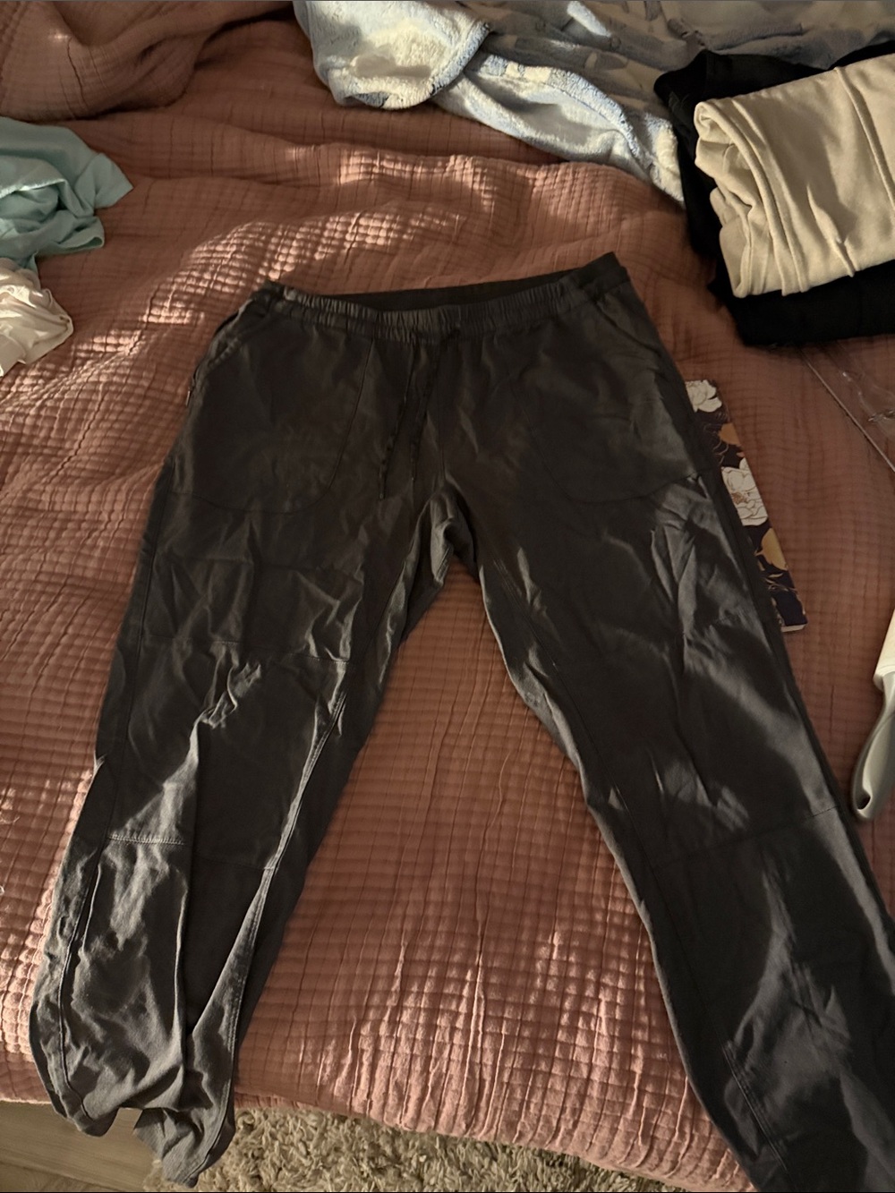 The North Face Women's Dark Gray Cropped Jogger Pants